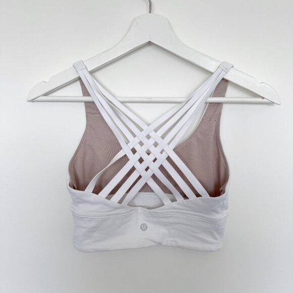 Lululemon Sports bra White Size 4 - Picture 4 of 6